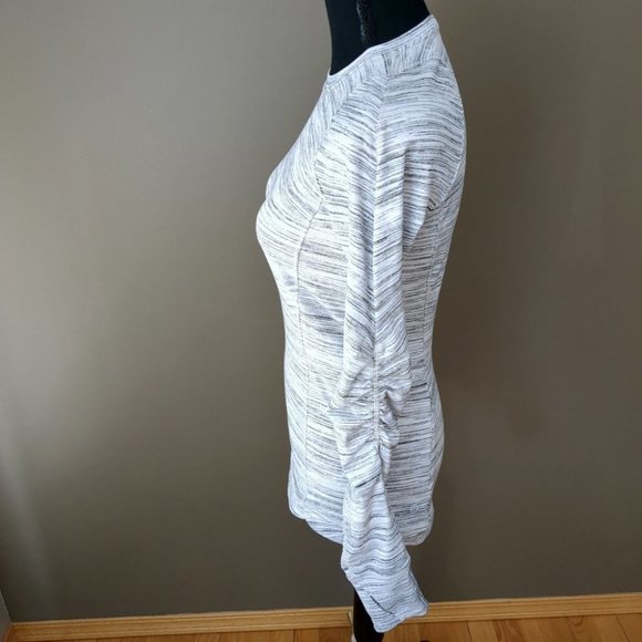 Lululemon Runderful Long Sleeve Space Dye Camo Silver Spoon Crew Neck - Picture 9 of 16